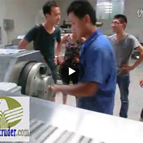 Installation-Twin screw extruder screws cleaning 